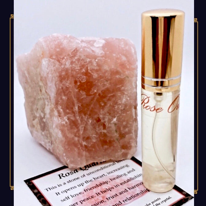 Intense Infused with Rosa Quartz Crystals